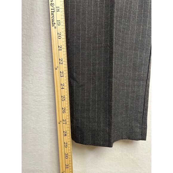 Woman's Old Navy Dress Pants Black Straight Ankle -Size 12 Tall Career - Picture 10 of 11